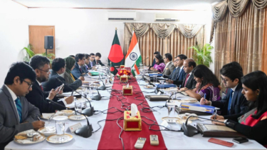 পদ্মায় বাংলাদেশ-ভারত পররাষ্ট্র সচিবদের বৈঠক চলছে