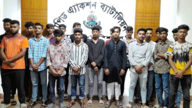 ঝালকাঠিতে কিশোর গ্যাংয়ের ২০ সদস্য আটক