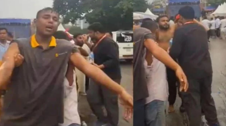 জুলাই সনদ ঘোষণা অনুষ্ঠানে বেলুন বিস্ফোরণ, আহত অন্তত ১২ জুলাই সনদ ঘোষণা অনুষ্ঠানে বেলুন বিস্ফোরণ, আহত অন্তত ১২