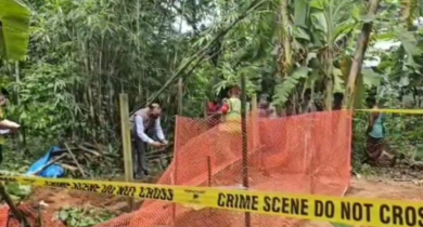 শ্রীপুরে নিহত বৃদ্ধের মরদেহ তিনমাস পর কবর থেকে উত্তোলন