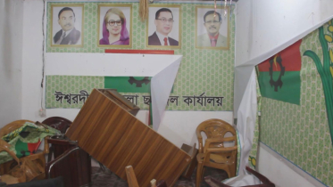 ‎পাবনায় বিএনপি-ছাত্রদলের অফিসে গুলিবর্ষণ-অগ্নিসংযোগ