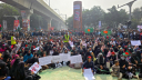 ফের শাহবাগ মোড়ে অবস্থান ইনকিলাব মঞ্চের