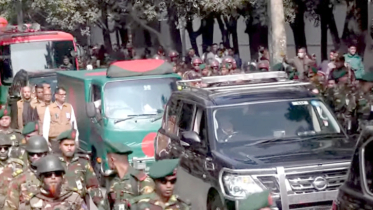 সংসদ ভবনের পথে খালেদা জিয়ার মরদেহ সংসদ ভবনের পথে খালেদা জিয়ার মরদেহ