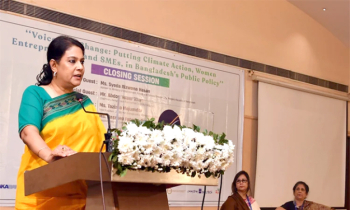 জলবায়ু পরিবর্তনে নারী উদ্ভাবনী উদ্যোগেই ঘুরে দাঁড়াচ্ছে