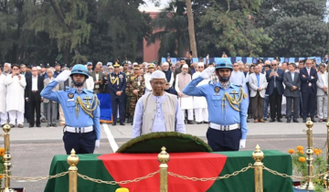 মুক্তিযুদ্ধের উপ-প্রধান সেনাপতি এ কে খন্দকারের জানাজা সম্পন্ন