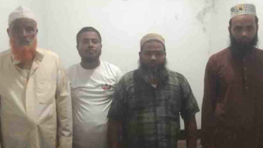 নাটোরে চাঁদা না পেয়ে ১০ দোকানে তালা, গ্রেফতার ৪