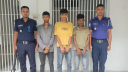 ডাকাতির প্রস্তুতিকালে দেশীয় অস্ত্রসহ গ্রেপ্তার ৩