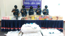 কুরিয়ার সার্ভিসের কাভার্ডভ্যানে মিলল ৭ কোটি টাকার অবৈধ মালামাল