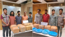 রাজধানীতে গাঁজাসহ ছয় মাদক কারবারি গ্রেফতার