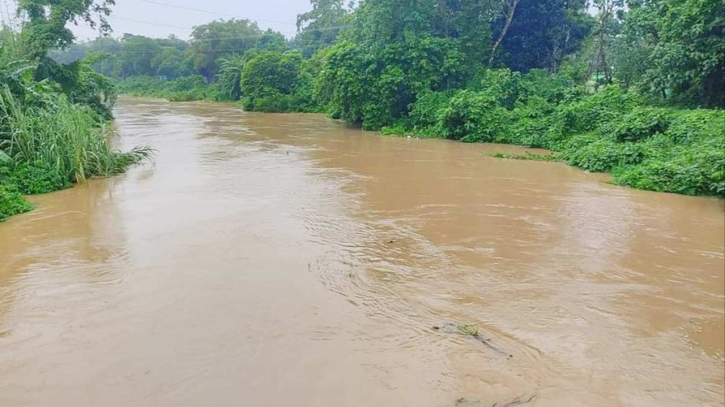 বিপদসীমার কাছাকাছি প্রবাহিত হবে মুহুরী নদীর পানি বিপদসীমার কাছাকাছি প্রবাহিত হবে মুহুরী নদীর পানি