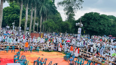 ইসলামী আন্দোলনের মহাসমাবেশের প্রথম অধিবেশন চলছে