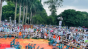 ইসলামী আন্দোলনের মহাসমাবেশের প্রথম অধিবেশন চলছে