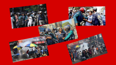 পল্টনে নিষিদ্ধঘোষিত হিযবুত তাহ্‌রীরের মিছিল ছত্রভঙ্গ, আটক কয়েকজন