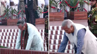 স্মৃতিসৌধে রাষ্ট্রপতি ও প্রধান উপদেষ্টার শ্রদ্ধা