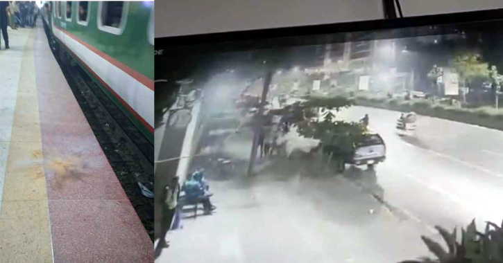 আগারগাঁও-বিমানবন্দর রেলস্টেশনে ককটেল বিস্ফোরণ