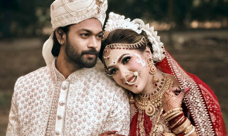 কণ্ঠশিল্পী বাঁধন সরকার পূজা বিয়ে করলেন