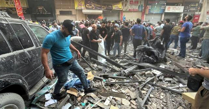 যুদ্ধবিরতির মধ্যেই বৈরুতে ইসরায়েলি বিমান হামলা, নিহত ৫