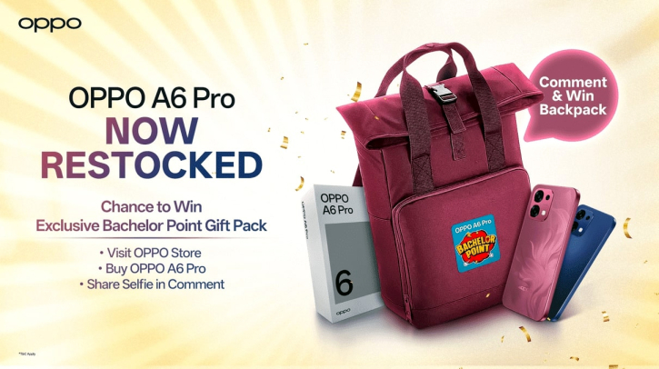 অপেক্ষার পালা ফুরালো, এবার বিশেষ সুবিধা নিয়ে আবার স্টকে এলো অপো এ৬ প্রো!