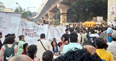 শাহবাগে ‘গানের আর্তনাদ’ অনুষ্ঠানে ‘জুলাই মঞ্চের’ হামলা