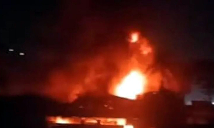 মগবাজারে বহুতল ভবনে আগুন