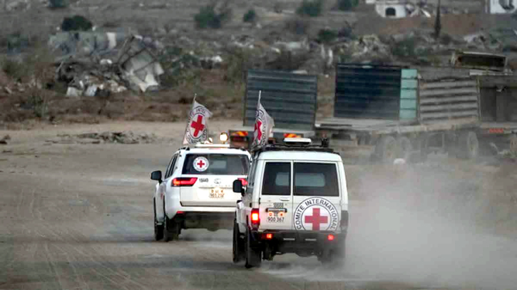 ইসরায়েলের কাছে ২ মৃতদেহ হস্তান্তর করেছে হামাস ইসরায়েলের কাছে ২ মৃতদেহ হস্তান্তর করেছে হামাস