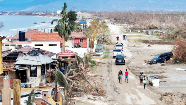 হারিকেন মেলিসার তাণ্ডবে নিহতের সংখ্যা বেড়ে ৪৪ হারিকেন মেলিসার তাণ্ডবে নিহতের সংখ্যা বেড়ে ৪৪