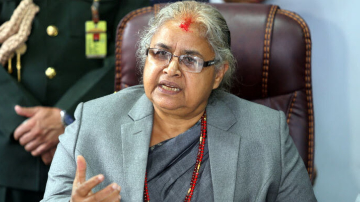 নেপালের প্রথম নারী প্রধানমন্ত্রী সুশীলা কার্কি নেপালের প্রথম নারী প্রধানমন্ত্রী সুশীলা কার্কি