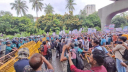 যমুনা অভিমুখে শিক্ষকদের যাত্রা পুলিশের বাধায় পণ্ড
