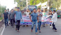 নুরের ওপর হামলার ঘটনায় নোয়াখালীতে বিক্ষোভ 