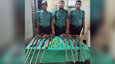 রংপুরে পরিত্যক্ত বস্তায় মিলল ১০ বন্দুক ও ৩৬ রাউন্ড কার্তুজ
