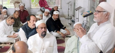 প্রয়াত সৈয়দ উপল বখতের বিদেহী আত্মার মাগফিরাত কামনায় দোয়া মাহফিল অনুষ্ঠিত প্রয়াত সৈয়দ উপল বখতের বিদেহী আত্মার মাগফিরাত কামনায় দোয়া মাহফিল অনুষ্ঠিত