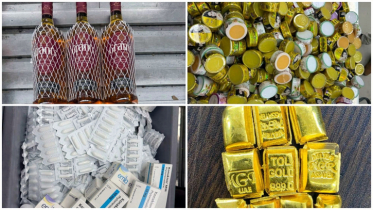 শাহজালালে চার ফ্লাইটে মিলল ৪২ লাখ টাকার স্বর্ণ-ওষুধ-সিগারেট