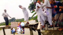 সাঁকোতে জামায়াত নেতারা উঠতেই ভেঙে পড়ল, রক্ষা পেলেন এমপি