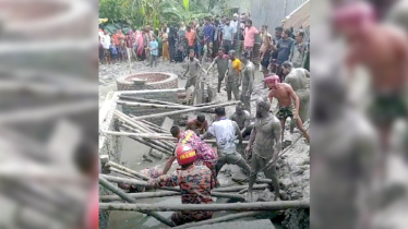 বাগেরহাটে নির্মাণাধীন ভবনের দেওয়াল ধসে শ্রমিক নিহত