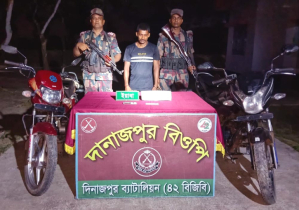 পীরগঞ্জ সীমান্তে ভারতীয় ট্যাপেন্টাডল-ইয়াবাসহ আটক ১
