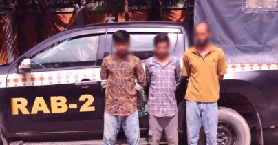 দস্যুতার প্রস্তুতিকালে মোহাম্মদপুরে ৩ ছিনতাইকারী আটক দস্যুতার প্রস্তুতিকালে মোহাম্মদপুরে ৩ ছিনতাইকারী আটক