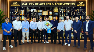 ওয়ালটন করপোরেট অফিস পরিদর্শনে তামিম ইকবাল
