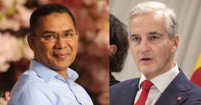 তারেক রহমানকে নরওয়ের প্রধানমন্ত্রীর অভিনন্দন তারেক রহমানকে নরওয়ের প্রধানমন্ত্রীর অভিনন্দন