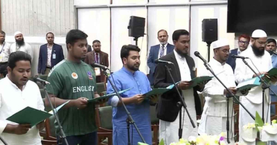 শপথ নিলেন এনসিপির ৬ সংসদ সদস্য