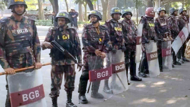 রাজধানীতে ৬ প্লাটুন বিজিবি মোতায়েন