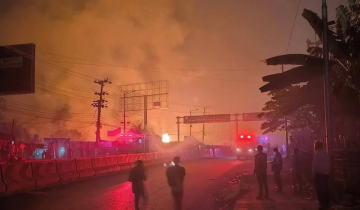 কক্সবাজারে এলপিজি স্টেশনে বিস্ফোরণ: দগ্ধ ১৬