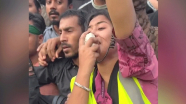 ইনটেরিম তুমি যেও না, এই নির্বাচন হবে না : জুলাইযোদ্ধা সুরভী