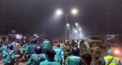 মধ্যরাতে তিন গ্রামের সংঘর্ষ, আহত পুলিশসহ ১৫