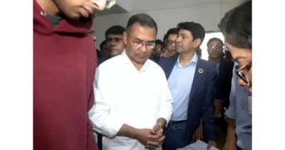 ভোট দিলেন তারেক রহমান