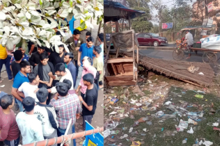 ‎বরিশাল বিশ্ববিদ্যালয়ে নারী হেনস্তাকে কেন্দ্র করে দুই বিভাগের রণক্ষেত্র: দোকান ভাঙচুর