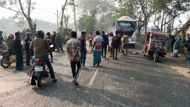 ঝিনাইদহে ট্রাকচাপায় প্রাণ গেল বাইসাইকেল চালকের