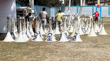 তারেক রহমানের জনসভা থেকে ১৮টি মাইক চুরি