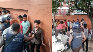 সংসদ ভবনে প্রবেশের চেষ্টা শিক্ষার্থীদের, লাঠিচার্জে ছত্রভঙ্গ করল পুলিশ