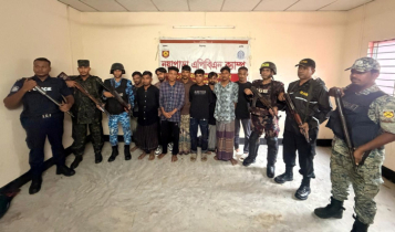 রোহিঙ্গা ক্যাম্পে যৌথ অভিযানে গুলি, মাদকসহ আটক ৯