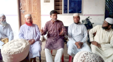 বোদায় জাতীয়তাবাদী ওলামা দলের মতবিনিময় সভা অনুষ্ঠিত